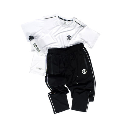 BASIC LINE UP BLACK & WHITE TRACKSUIT