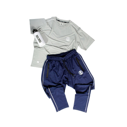 BASIC LINE UP GREY & NAVY TRACKSUIT