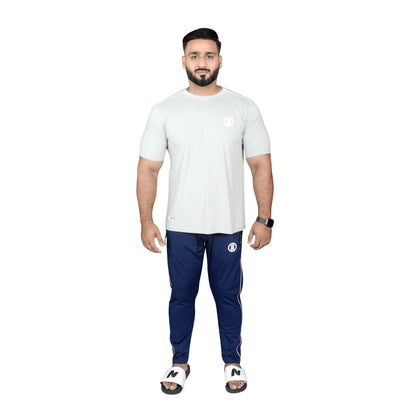 BASIC LINE UP GREY & NAVY TRACKSUIT