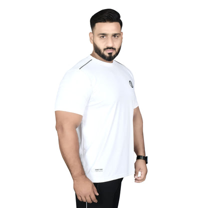 BASIC LINE T SHIRT - WHITE