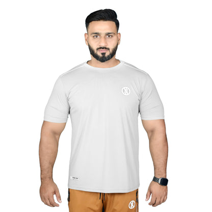 BASIC LINE T SHIRT - GREY