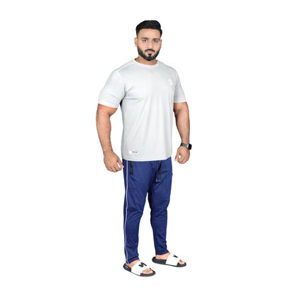 BASIC LINE UP GREY & NAVY TRACKSUIT