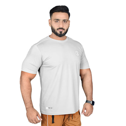 BASIC LINE T SHIRT - GREY