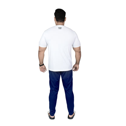 BASIC LINE UP WHITE & NAVY TRACKSUIT