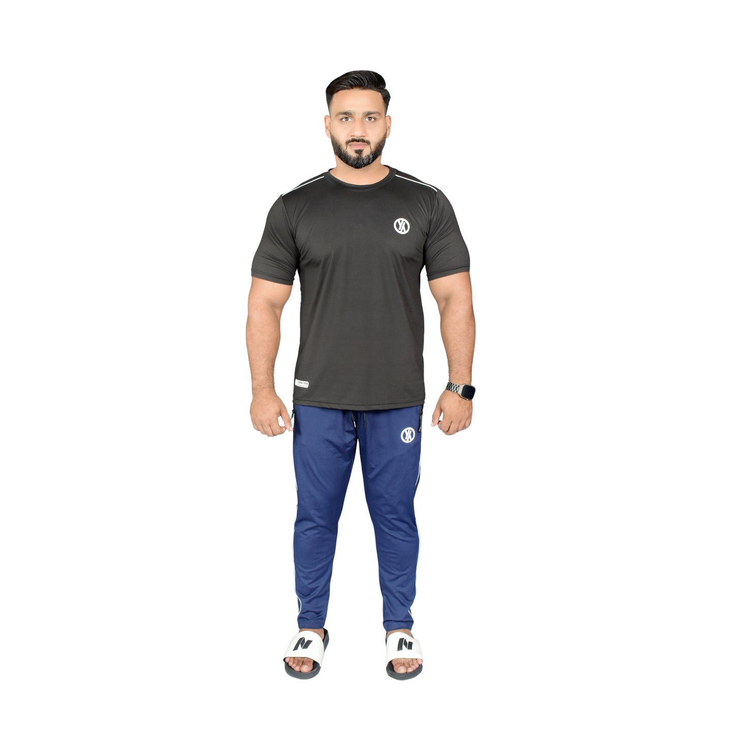 BASIC LINE UP BLACK & NAVY TRACKSUIT