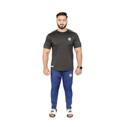 BASIC LINE UP BLACK & NAVY TRACKSUIT