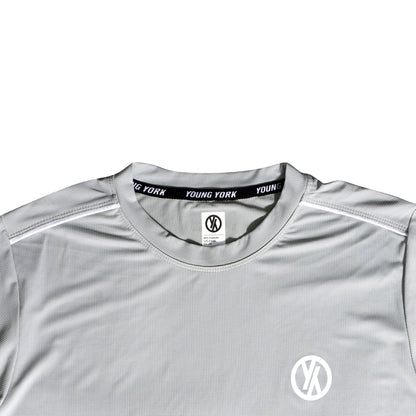 BASIC LINE T SHIRT - GREY