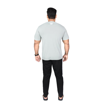 BASIC LINE UP GREY & BLACK TRACKSUIT